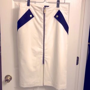 Worthington Cream/Black/Gold Skirt
